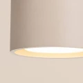 LAMPAMI - mały plafon sufitowy beżowy, lampa sufitowa beżowa, nowoczesne oczko sufitowe, plafon sufitowy beżowy, oświetlenie do kuchni sufitowe, oświetlenie na przedpokoju, lampa do garderoby MODO 1