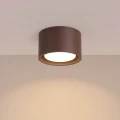 LAMPAMI - mały plafon sufitowy brązowy,  oświetlenie sufitowe punktowe, oświetlenie do kuchni sufitowe, oświetlenie na przedpokoju, lampa sufitowa punktowa, plafon sufitowy MODO 1
