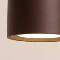 LAMPAMI - mały plafon sufitowy brązowy,  oświetlenie sufitowe punktowe, oświetlenie do kuchni sufitowe, oświetlenie na przedpokoju, lampa sufitowa punktowa, plafon sufitowy MODO 1