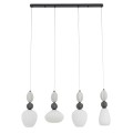 LAMPAMI - lampa sufitowa wisząca nad stół podłużna, żyrandol na listwie dekoracyjny, lampa wisząca nad stół w jadalni, lampa do salonu, lampa do kuchni nad wyspę, lampa sufitowa wisząca biżuteryjna CORALS NOWODVORSKI