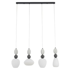 Lampa sufitowa wisząca nad stół podłużna 170 cm 4xE27 CORALS