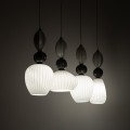 LAMPAMI - lampa sufitowa wisząca nad stół podłużna, żyrandol na listwie dekoracyjny, lampa wisząca nad stół w jadalni, lampa do salonu, lampa do kuchni nad wyspę, lampa sufitowa wisząca biżuteryjna CORALS NOWODVORSKI