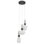 Lampa wisząca do wysokiego salonu biżuteryjna 170 cm 3xE27 CORALS