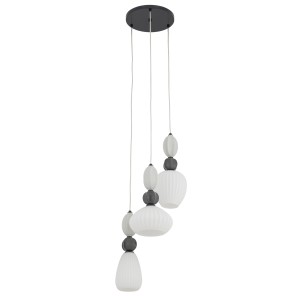 Lampa wisząca do wysokiego salonu biżuteryjna 170 cm 3xE27 CORALS
