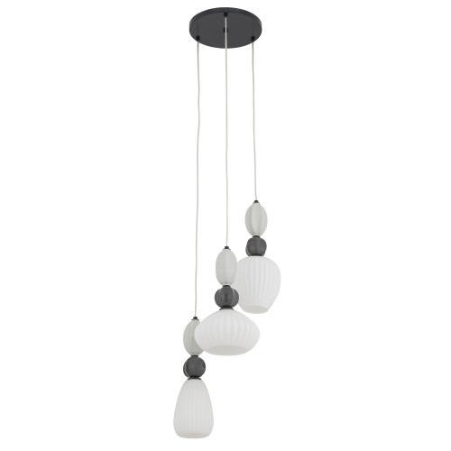 LAMPAMI - lampa wisząca do wysokiego salonu biżuteryjna, żyrandol do pokoju dziennego, elegancki żyrandol do salonu, lampa sufitowa wisząca, lampa dekoracyjna wisząca, lampa nad stół do jadalni CORALS NOWODVORSKI