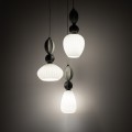LAMPAMI - lampa wisząca do wysokiego salonu biżuteryjna, żyrandol do pokoju dziennego, elegancki żyrandol do salonu, lampa sufitowa wisząca, lampa dekoracyjna wisząca, lampa nad stół do jadalni CORALS NOWODVORSKI