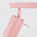 LAMPAMI - różowa lampa sufitowa na listwie plafon, lampa do pokoju dziecięcego, oświetlenie do przedszkola, kolorowa lampa sufitowa listwa plafon RING 4L różowy