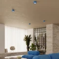 LAMPAMI - niebieska lampa sufitowa punktowa, błękitny plafon, lampa przysufitowa, niewielka lampa sufitowa dla chłopca, niebieska lampa dla dziecka, lampa plafon,lampa punktowa sufitowa plafon MODO 1 błękitny