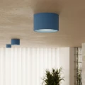 LAMPAMI - niebieska lampa sufitowa punktowa, błękitny plafon, lampa przysufitowa, niewielka lampa sufitowa dla chłopca, niebieska lampa dla dziecka, lampa plafon,lampa punktowa sufitowa plafon MODO 1 błękitny