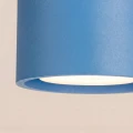 LAMPAMI - niebieska lampa sufitowa punktowa, błękitny plafon, lampa przysufitowa, niewielka lampa sufitowa dla chłopca, niebieska lampa dla dziecka, lampa plafon,lampa punktowa sufitowa plafon MODO 1 błękitny
