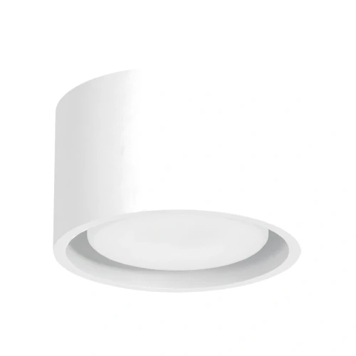 LAMPAMI - mały plafon sufitowy biały,  oświetlenie do kuchni sufitowe, oświetlenie na przedpokój, lampa do garderoby, lampa sufitowa pojedyncza punktowa oprawa sufitowa, plafon MODO 1 biały