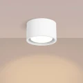 LAMPAMI - mały plafon sufitowy biały,  oświetlenie do kuchni sufitowe, oświetlenie na przedpokój, lampa do garderoby, lampa sufitowa pojedyncza punktowa oprawa sufitowa, plafon MODO 1 biały