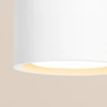 LAMPAMI - mały plafon sufitowy biały,  oświetlenie do kuchni sufitowe, oświetlenie na przedpokój, lampa do garderoby, lampa sufitowa pojedyncza punktowa oprawa sufitowa, plafon MODO 1 biały