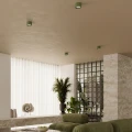 LAMPAMI - mały plafon sufitowy zielona oliwka, lampa sufitowa punktowa, oświetlenie do kuchni sufitowe, oświetlenie na przedpokoju, lampa do garderoby, lampa kolorowa sufitowa, mały plafon sufitowy okrągły MODO 1 zielona oliwka