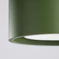 LAMPAMI - mały plafon sufitowy zielona oliwka, lampa sufitowa punktowa, oświetlenie do kuchni sufitowe, oświetlenie na przedpokoju, lampa do garderoby, lampa kolorowa sufitowa, mały plafon sufitowy okrągły MODO 1 zielona oliwka