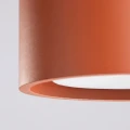 LAMPAMI - mały plafon sufitowy ochra czerwona, oświetlenie punktowe kuchnia, lampa kolorowa sufitowa, lampa przysufitowa punktowa plafon MODO 1 ochra czerwona