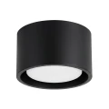 LAMPAMI - mały plafon sufitowy czarny, lampa sufitowa natynkowa, lampa plafon czarny, oświetlenie do kuchni sufitowe, nowoczesna lampa do przedpokoju punktowa, czarna lampa sufitowa pojedyncza MODO 1 czarny
