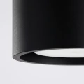 LAMPAMI - mały plafon sufitowy czarny, lampa sufitowa natynkowa, lampa plafon czarny, oświetlenie do kuchni sufitowe, nowoczesna lampa do przedpokoju punktowa, czarna lampa sufitowa pojedyncza MODO 1 czarny