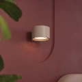 LAMPAMI - kinkiet dekoracyjny nowoczesny beżowy, beżowa lampa na ścianę, kinkiet na przedpokój, kinkiet pokojowy, kinkiet ścienny do salonu, kinkiet ścienny beżowy minimalistyczny MODO 1 taupe