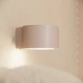 LAMPAMI - kinkiet dekoracyjny nowoczesny beżowy, beżowa lampa na ścianę, kinkiet na przedpokój, kinkiet pokojowy, kinkiet ścienny do salonu, kinkiet ścienny beżowy minimalistyczny MODO 1 taupe