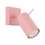 Lampa kinkiet różowy regulowany spot 1xGU10 RING 