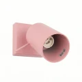 LAMPAMI - lampa kinkiet różowy regulowany spot, lampka ścienna dla dziewczynki, lampka do czytania w łóżku, oświetlenie nad łóżkiem, kinkiet ścienny, kinkiet różowy regulowany RING różowy