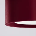 LAMPAMI - mały plafon sufitowy, lampa przysufitowa, oświetlenie do kuchni sufitowe, oświetlenie na przedpokoju, oświetlenie punktowe, plafon MODO 1 burgund sollux