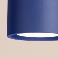 LAMPAMI - niebieska lampa sufitowa punktowa, lampa punktowa sufitowa, plafon sufitowy do przedpokoju, lampa sufitowa do pokoju dziecka, mały plafon sufitowy punktowy MODO 1 ultramaryna sollux