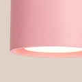 LAMPAMI - różowa lampa sufitowa, mały plafon, lampa dla dziecka, różowa lampa dla dziewczynki, plafon sufitowy, oświetlenie punktowe MODO 1 różowy sollux