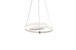 Żyrandol led do pokoju dziennego 120 cm 32W LED 3000, 4000, 6500K SANTA maskownica biały