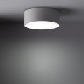 LAMPAMI - lampa sufitowa biała plafon łazienkowy IP54, oświetlenie do kuchni sufitowe, oświetlenie do małej łazienki, lampa na korytarz, lampa na taras, plafon sufitowy LIVO WHITE S