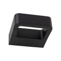 LAMPAMI - kinkiet led zewnętrzny czarny, lampa zewnętrzna, lampa natynkowa, czarny kinkiet led zewnętrzny ARIUS BLACK IP54