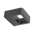 LAMPAMI - kinkiet led zewnętrzny IP54, lampa natynkowa zewnętrzna, kinkiet zewnętrzny na taras, kinkiet na elewację  ARIUS GRAY