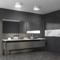LAMPAMI - lampa sufitowa plafon łazienkowy, plafon sufitowy okrągły, lampa sufitowa do łazienki, oświetlenie do kuchni sufitowe, lampa na taras LIVO CHROM S IP54