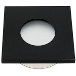 Oczko sufitowe czarne IP44 kwadratowe BLACK