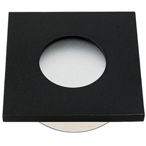 Oczko sufitowe czarne IP44 kwadratowe BLACK
