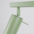 LAMPAMI - zielona lampa sufitowa na listwie,  plafon sufitowy szałwia, lampa sufitowa do kuchni, lampa sufitowa do pokoju młodzieżowego, oświetlenie do korytarza, lampa sufitowa natynkowa RING 4L sollux