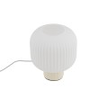 LAMPAMI - lampka stojąca do salonu, lampa modern classic, lampka nocna do sypialni stojąca, lampa do salonu na komodę, lampa stojąca do pokoju dziennego, lampa stołowa beżowa AURORA NOWODVORSKI