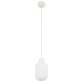 LAMPAMI - lampa wisząca do wysokiego salonu, lampa sufitowa wisząca kula szklana, ampa wisząca nad stół w jadalni, nowoczesna lampa do kuchni nad wyspę, przytulna lampa do sypialni, nowoczesna lampa do pokoju AURORA A NOWODVORSKI