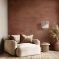 LAMPAMI - lampa sufitowa wisząca beżowa, żyrandol pojedynczy, lampa do sypialni nowoczesna, lampa wisząca nad stół w jadalni, ładna lampa do salonu ELBRUS LINEN 200