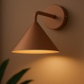 LAMPAMI - lampa ścienna kinkiet,  nowoczesny kinkiet na klatkę schodową, kinkiet na korytarz, kinkiet dekoracyjny nowoczesny, miedziany kinkiet do sypialni, kinkiet do salonu nad kanapę, lampka do czytania książek CAPITAL