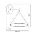 LAMPAMI - lampa ścienna kinkiet CAPITAL szkic