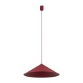 LAMPAMI - lampa nad stół w salonie wisząca, oświetlenie do jadalni nad stół,  lampa wisząca minimalistyczna, lampa sufitowa wisząca LUME burgund