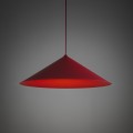 LAMPAMI - lampa nad stół w salonie wisząca, oświetlenie do jadalni nad stół,  lampa wisząca minimalistyczna, lampa sufitowa wisząca LUME burgund