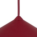 LAMPAMI - lampa nad stół w salonie wisząca, oświetlenie do jadalni nad stół,  lampa wisząca minimalistyczna, lampa sufitowa wisząca LUME burgund
