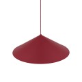 LAMPAMI - lampa nad stół w salonie wisząca, oświetlenie do jadalni nad stół,  lampa wisząca minimalistyczna, lampa sufitowa wisząca LUME burgund