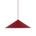 LAMPAMI - lampa nad stół w salonie wisząca, oświetlenie do jadalni nad stół,  lampa wisząca minimalistyczna, lampa sufitowa wisząca LUME burgund
