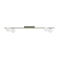 LAMPAMI - podłużna lampa sufitowa wielopunktowa, klosze białe kule, lampa przysufitowa, lampa kule, lampa na korytarz, lampa sufitowa do kuchni, lampa na przedpokój, lampa do salonu IMELO OLIVE