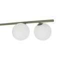 LAMPAMI - podłużna lampa sufitowa wielopunktowa, klosze białe kule, lampa przysufitowa, lampa kule, lampa na korytarz, lampa sufitowa do kuchni, lampa na przedpokój, lampa do salonu IMELO OLIVE