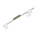 LAMPAMI - podłużna lampa sufitowa wielopunktowa, klosze białe kule, lampa przysufitowa, lampa kule, lampa na korytarz, lampa sufitowa do kuchni, lampa na przedpokój, lampa do salonu IMELO OLIVE